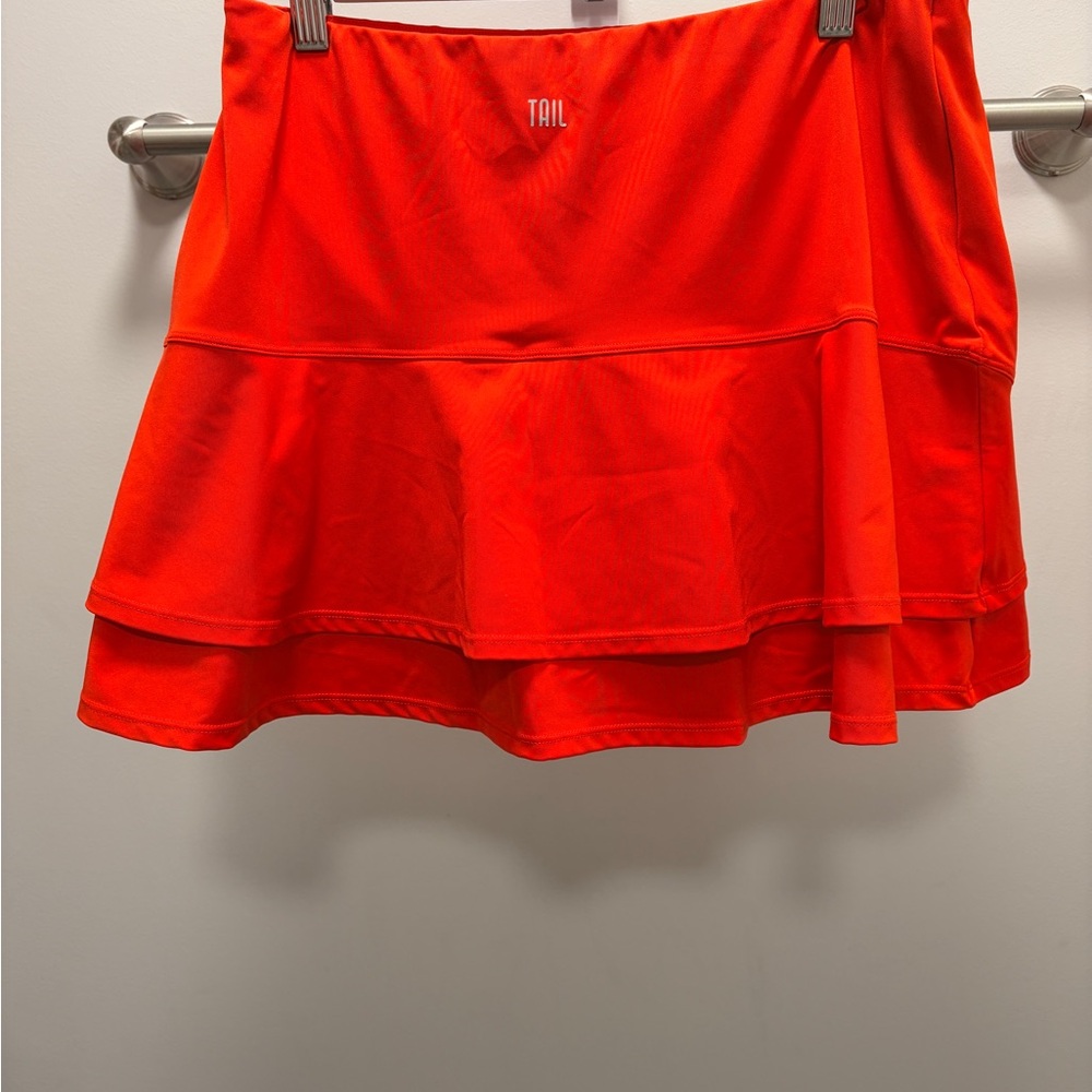 Tail Scarlet Red Tennis Skirt with built in shorts - Picture 2 of 4